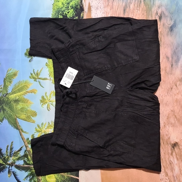 Kut from the Kloth Black Jogger Pants Medium NWT - Picture 2 of 8